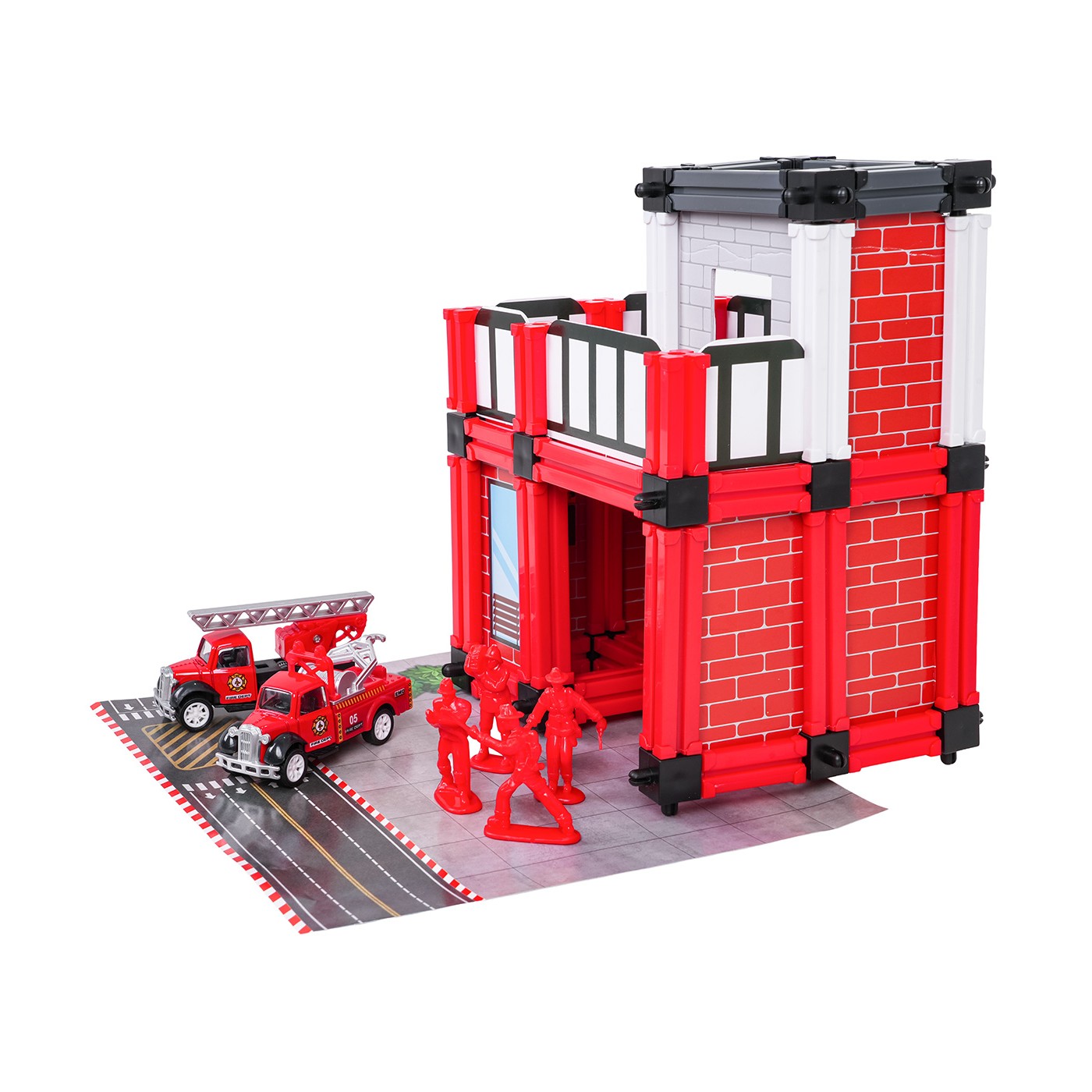 Fire Department Garage Set + Accessories and Figures