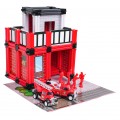 Fire Department Garage Set + Accessories and Figures