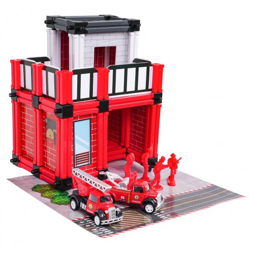 Fire Department Garage Set + Accessories and Figures