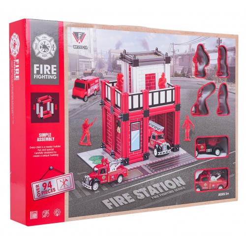 Fire Department Garage Set + Accessories and Figures