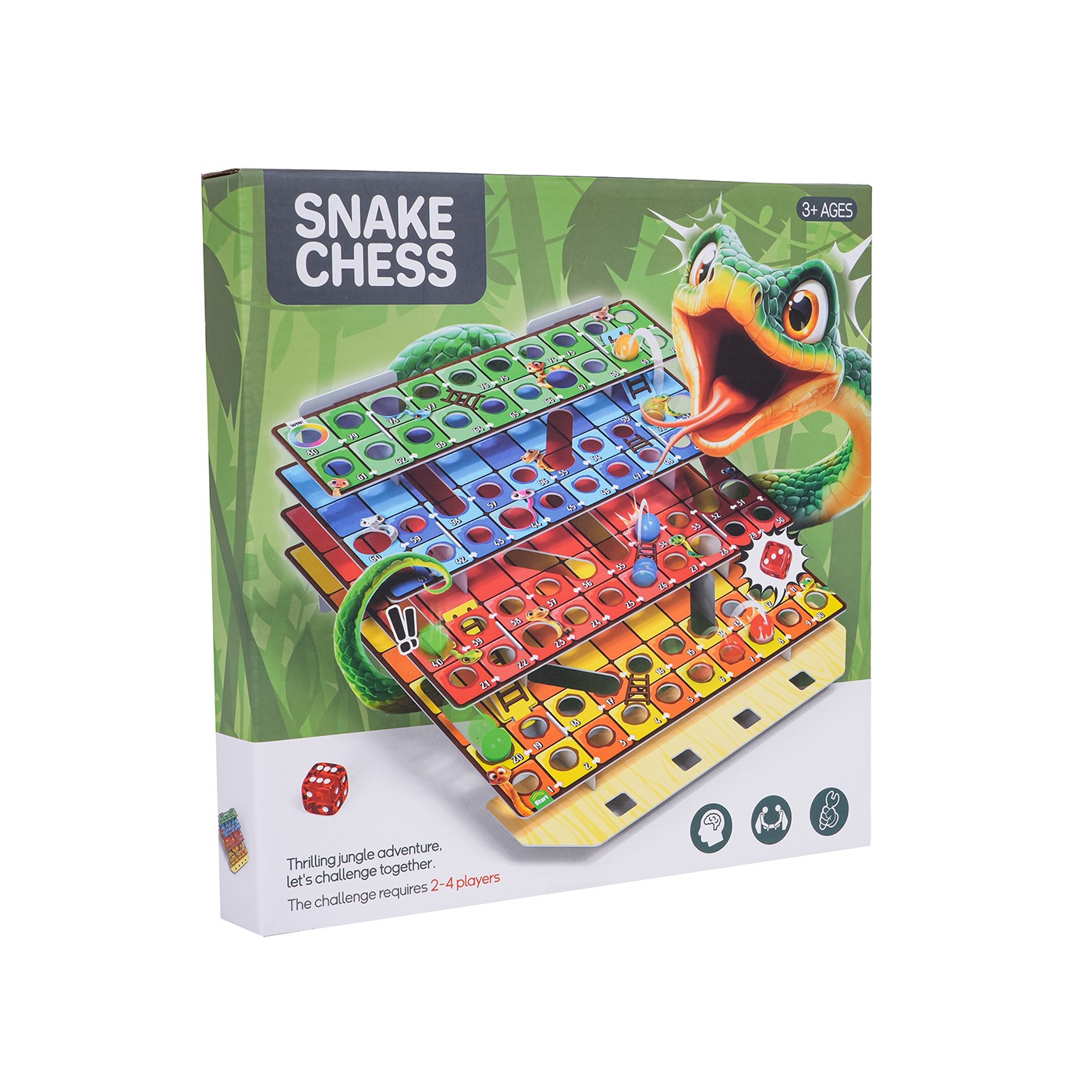 3D Snake Ladder Board Game