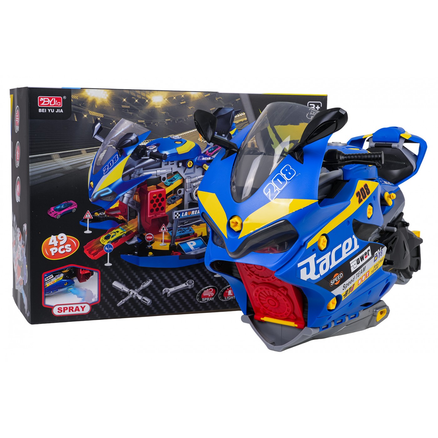 MEGA Parking with Smoke Function Motorcycle