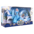 Carriage with Horses + Doll Set