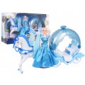 Carriage with Horses + Doll Set