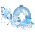 Carriage with Horses + Doll Set