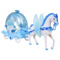 Carriage with Horses + Doll Set