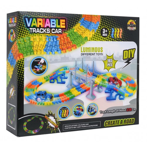 VARIABLE 165pcs Car Racing Track