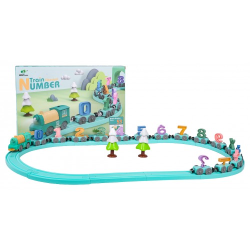 Mathematical Train 53 pcs.
