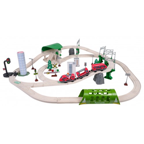 City Train with Light and Sound Function 89 pcs.