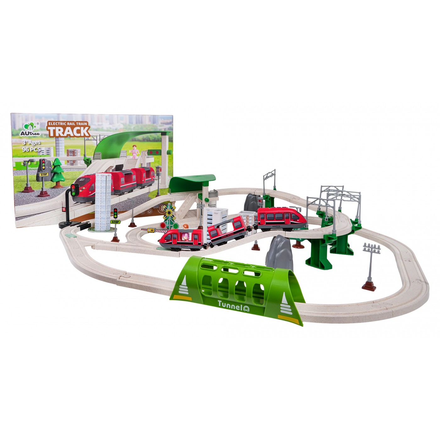 City Train with Light and Sound Function 89 pcs.