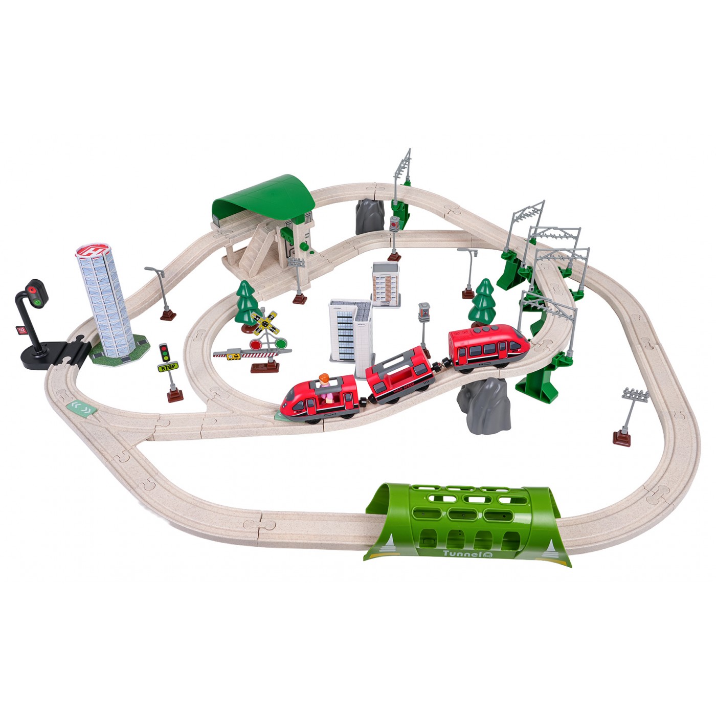 City Train with Light and Sound Function 89 pcs.