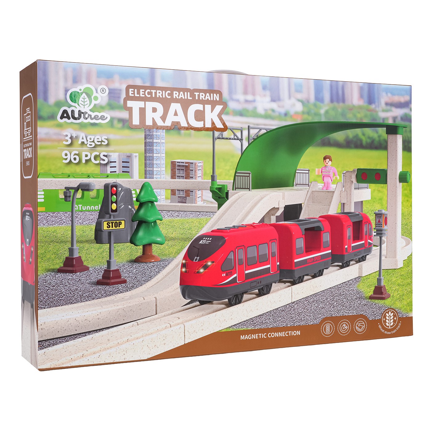 City Train with Light and Sound Function 89 pcs.