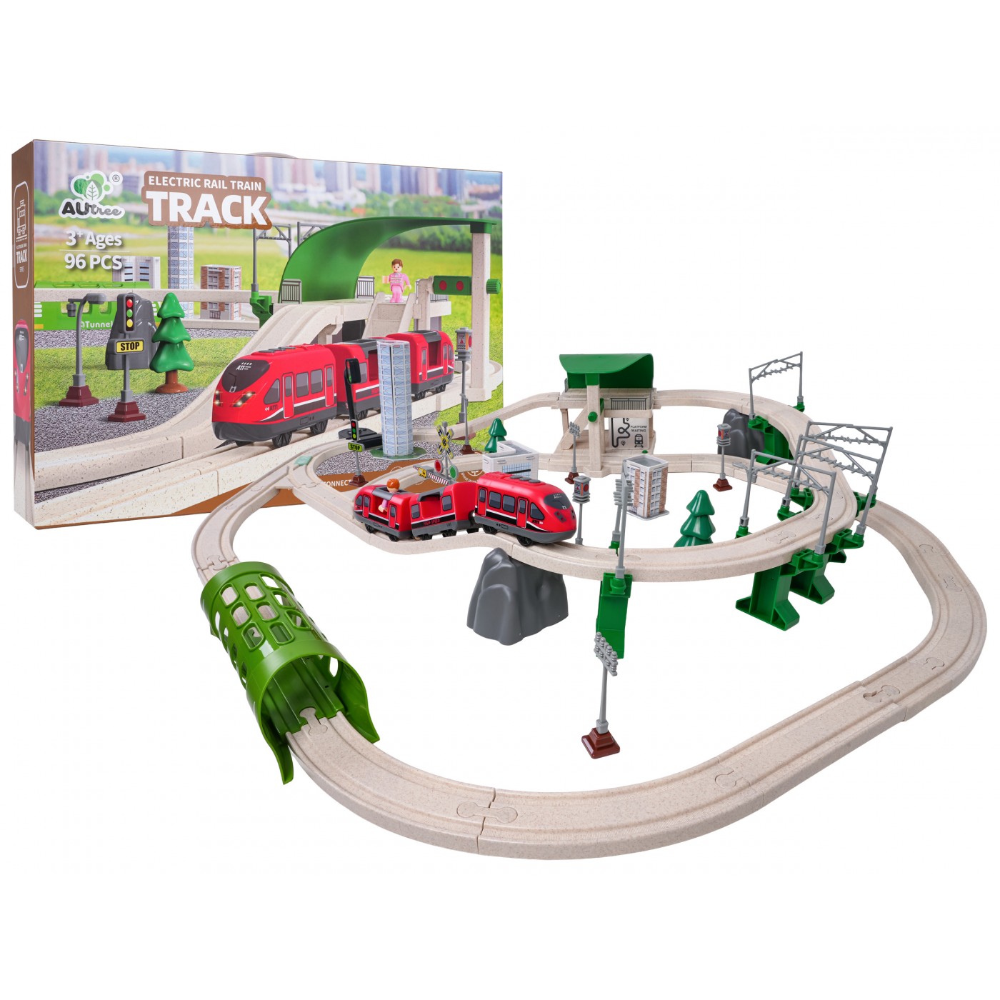 City Train with Light and Sound Function 89 pcs.