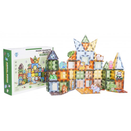 Magnetic Blocks Set 116 pcs.