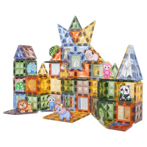 Magnetic Blocks Set 116 pcs.
