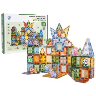 Magnetic Blocks Set 116 pcs.