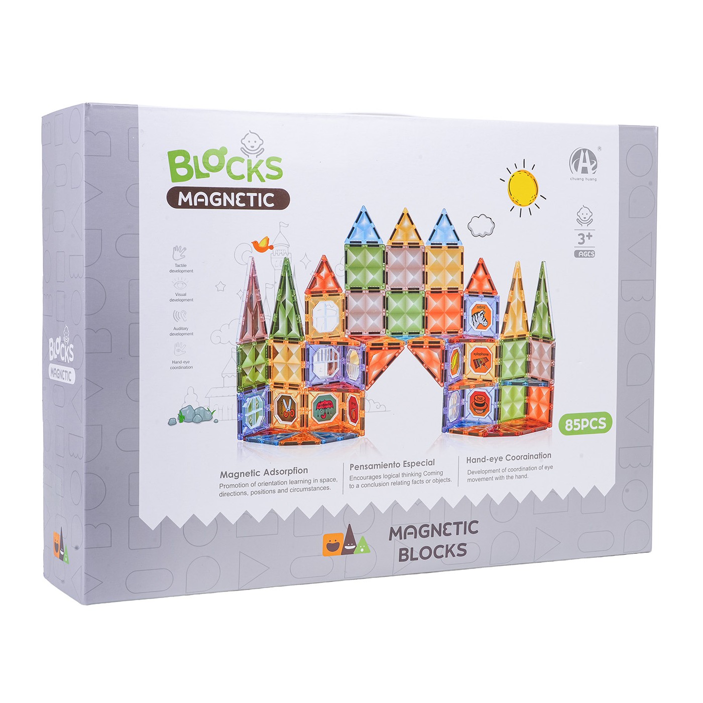 3D Magnetic Blocks Set 85pcs.