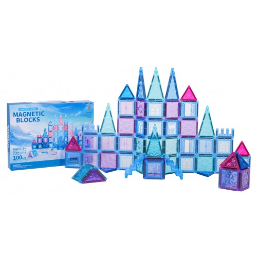 ICE SNOW Magnetic Blocks Set 100pcs.