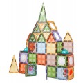 3D Magnetic Blocks Set with Backlight, 75 pcs.