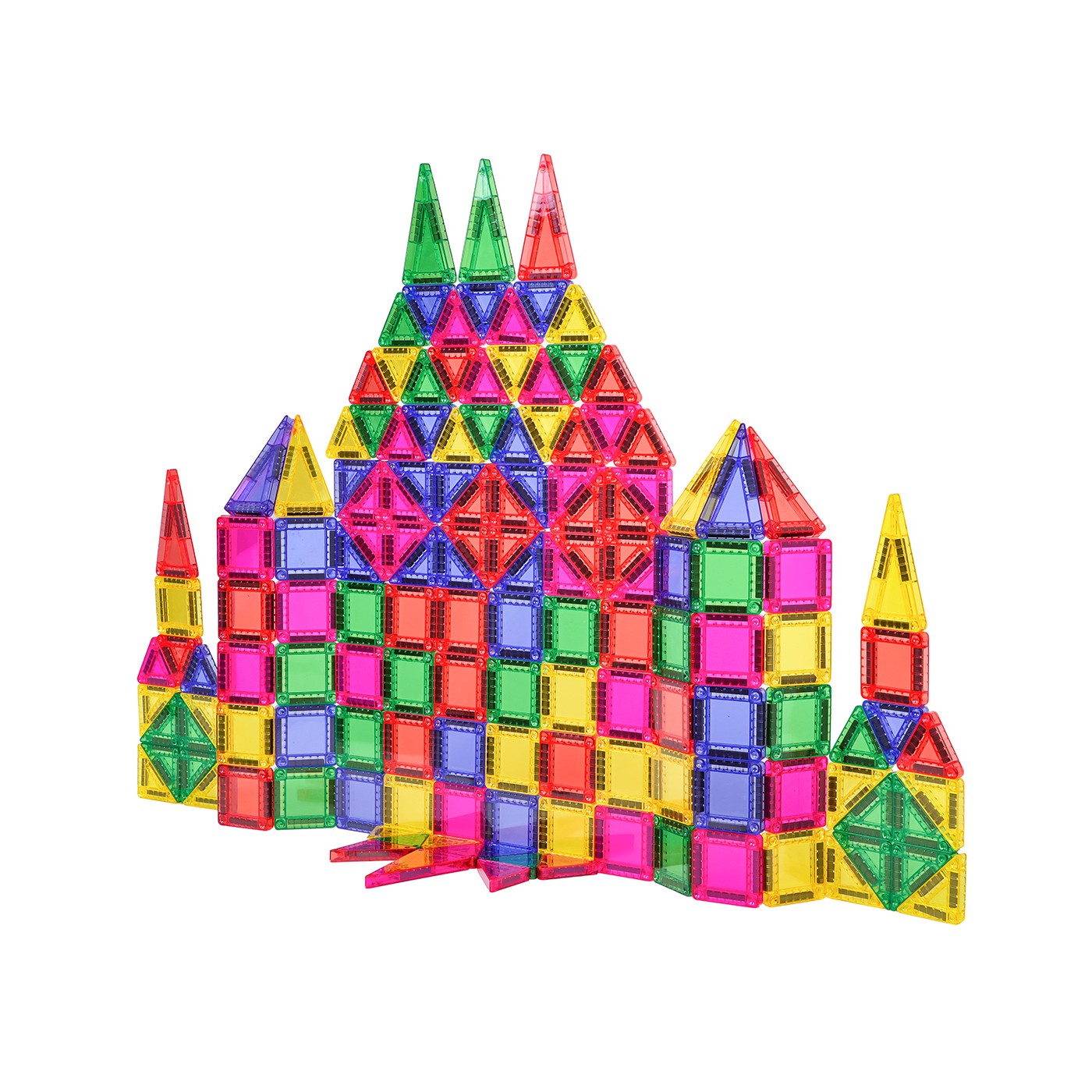 Set of Colorful Magnetic Blocks 150 pcs.