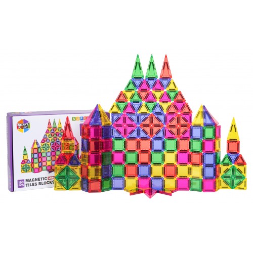Set of Colorful Magnetic Blocks 150 pcs.