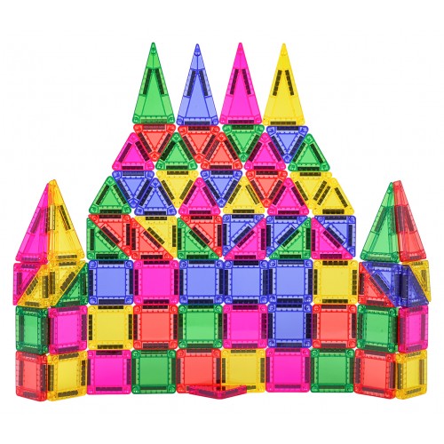 Set of Colorful Magnetic Blocks 75 pcs.