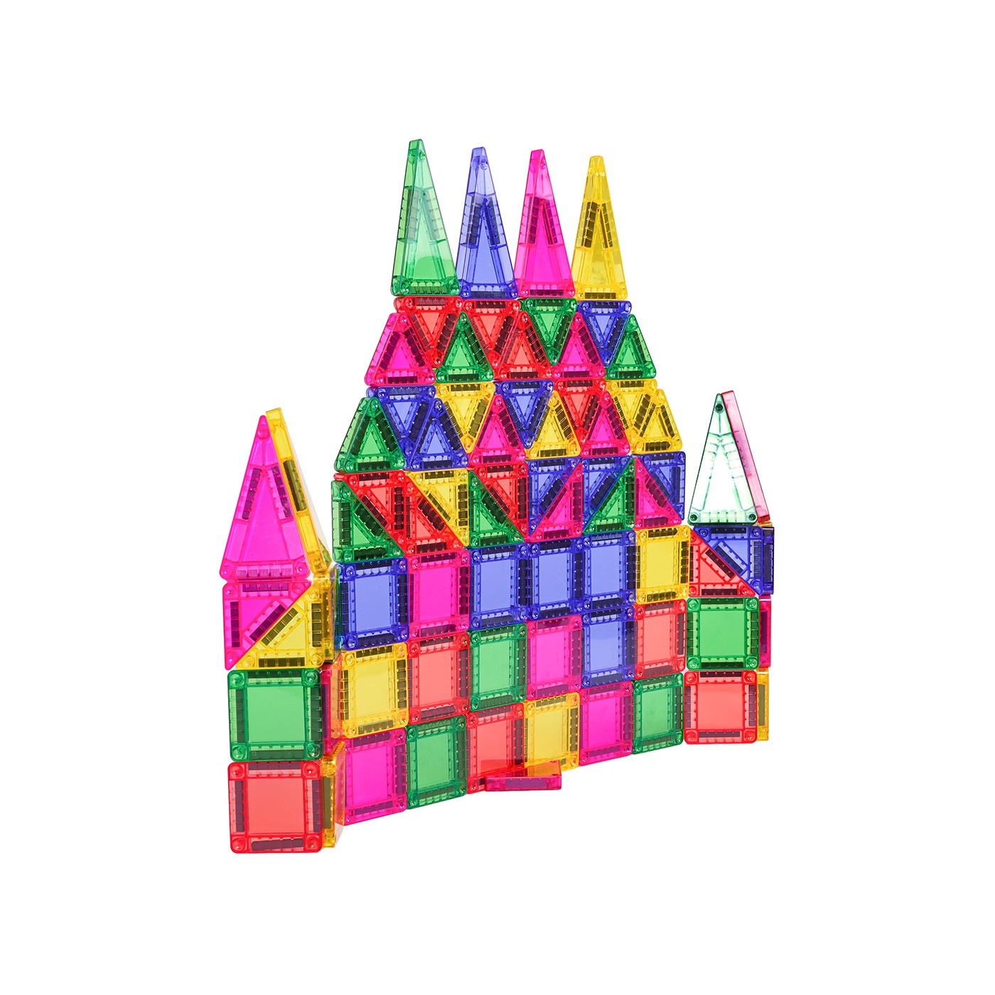 Set of Colorful Magnetic Blocks 75 pcs.