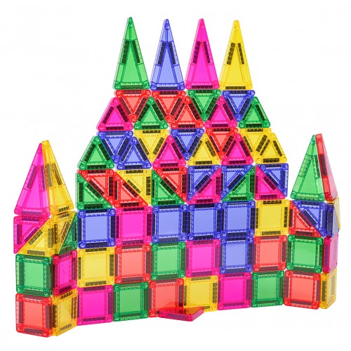 Set of Colorful Magnetic Blocks 75 pcs.