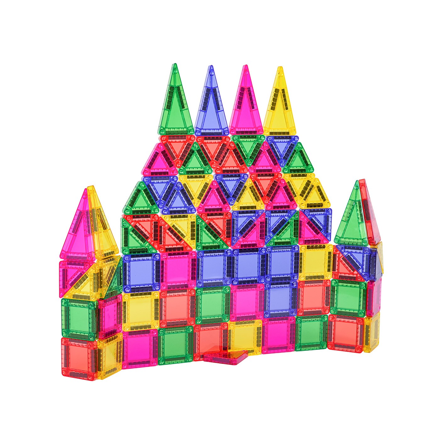Set of Colorful Magnetic Blocks 75 pcs.