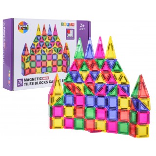 Set of Colorful Magnetic Blocks 75 pcs.