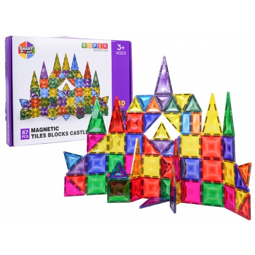 3D Magnetic Blocks Set 67 pcs.