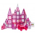 Pink Princess Magnetic Blocks Set 126 pcs.