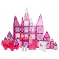 Pink Princess Magnetic Blocks Set 126 pcs.