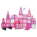 Pink Princess Magnetic Blocks Set 58 pcs.