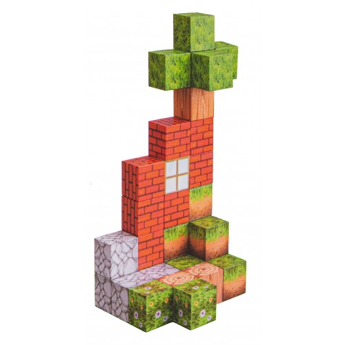 Set of Magnetic Cubes, Blocks, 384 pcs.