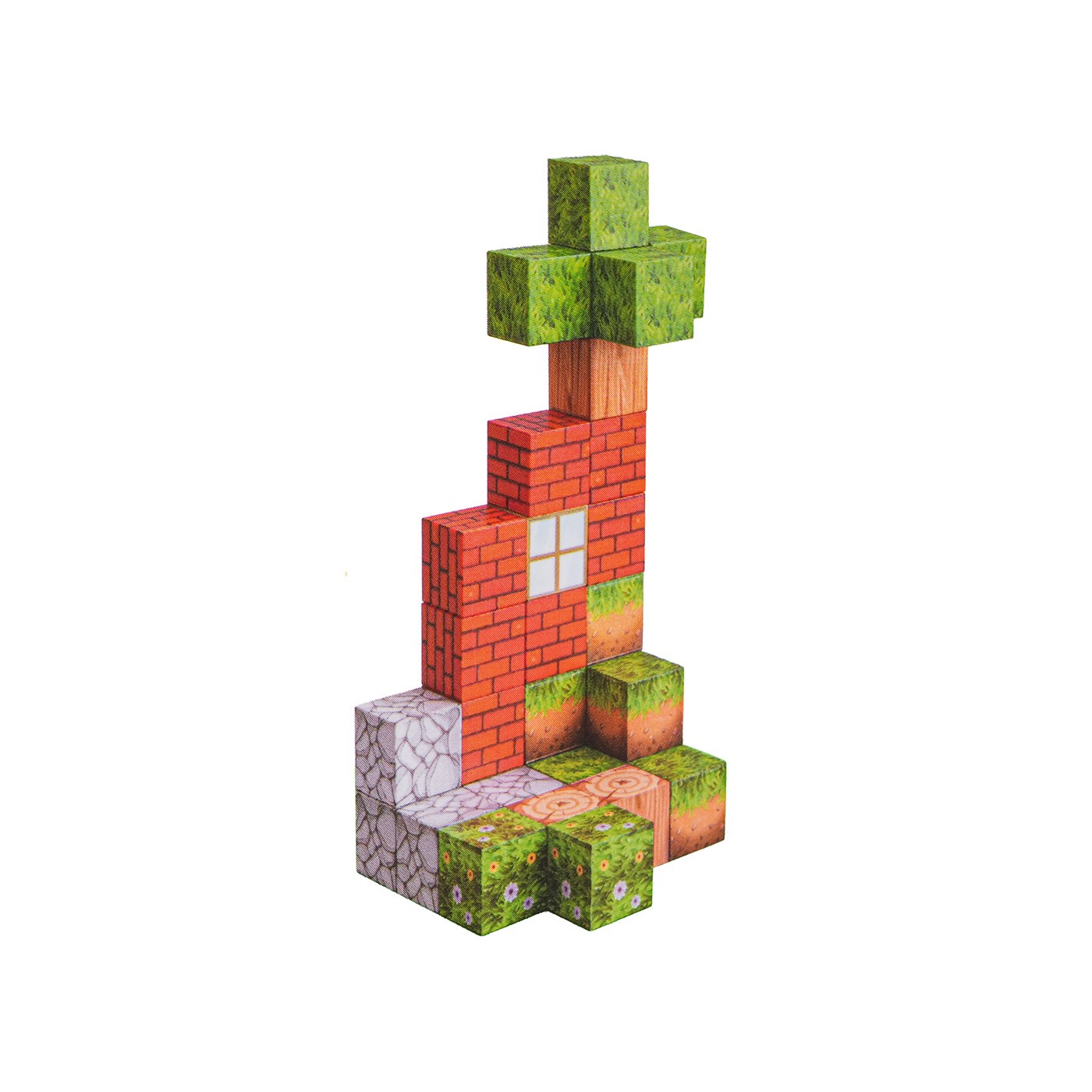 Set of Magnetic Cubes, Blocks, 384 pcs.
