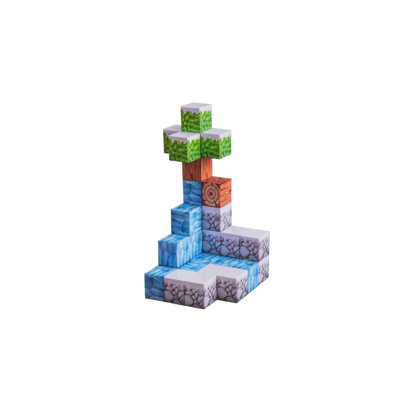 Set of Magnetic Cubes, Blocks, 384 pcs.