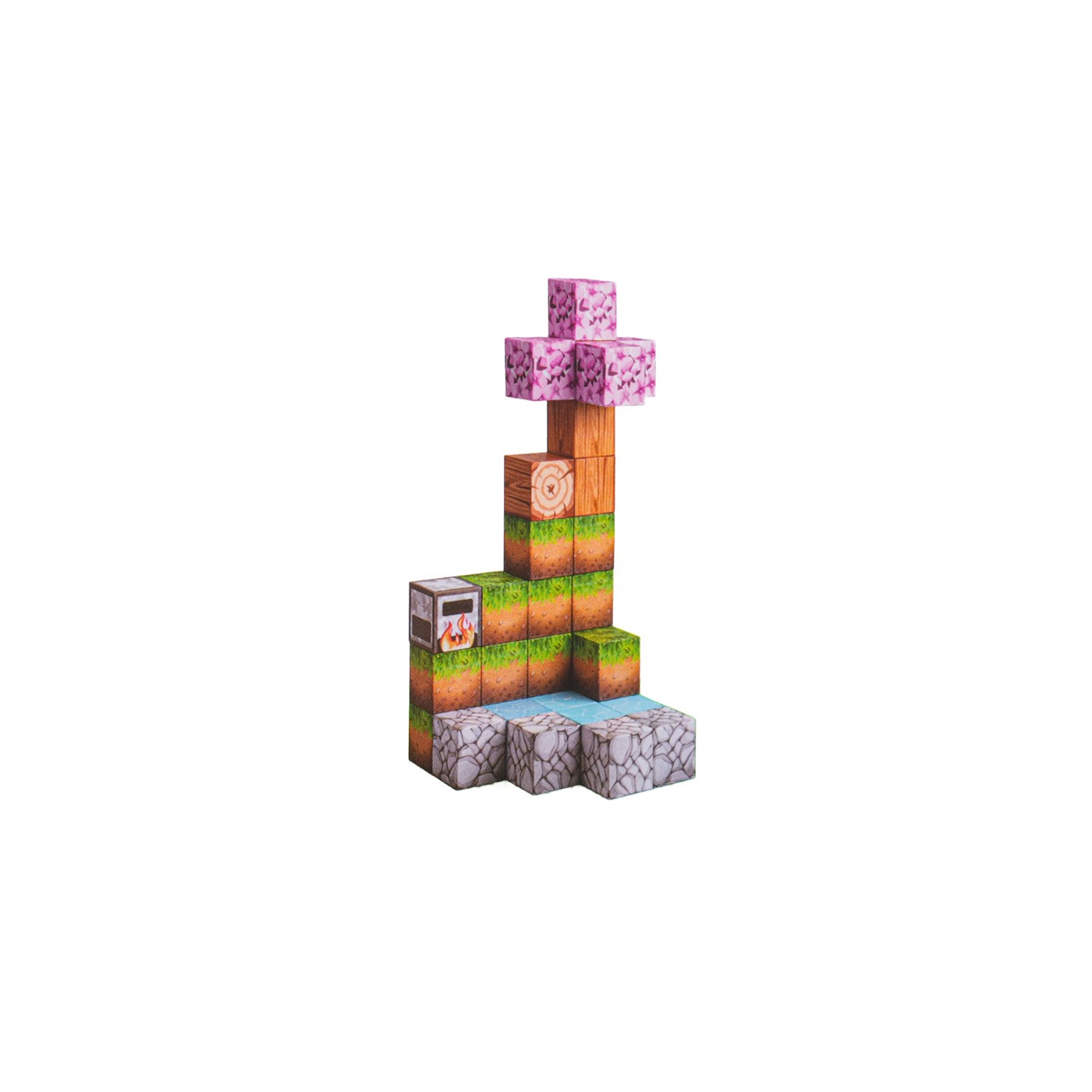Set of Magnetic Cubes, Blocks, 384 pcs.