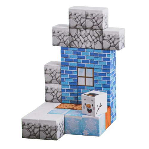 Set of Magnetic Cubes, Blocks, 384 pcs.