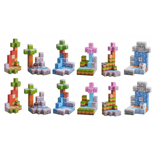 Set of Magnetic Cubes, Blocks, 384 pcs.