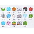 Set of Magnetic Cubes, Blocks, 384 pcs.