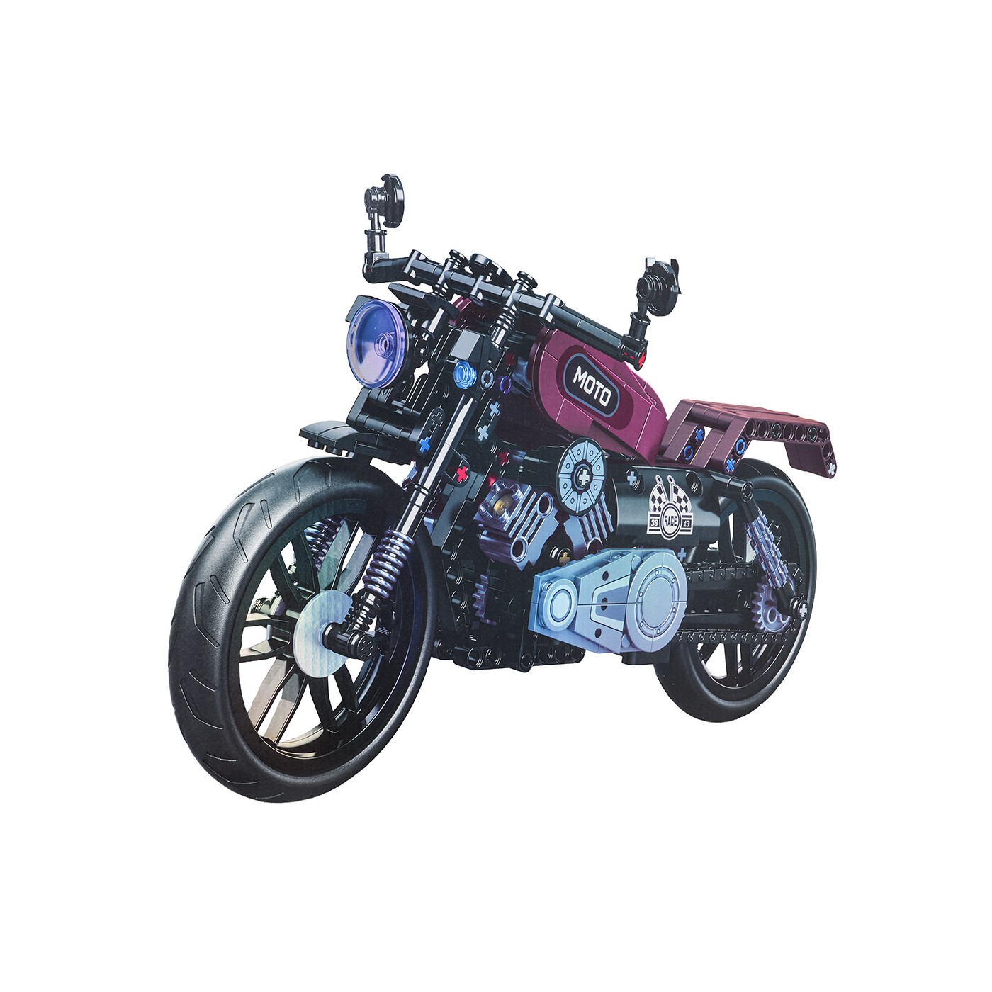 Motorcycle Building Blocks Set 469 pcs.