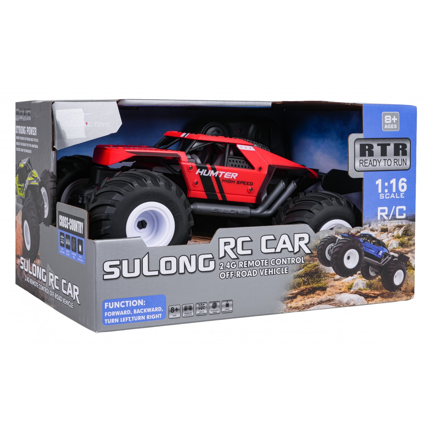 RC Crawler 1:16 HUNTER Red