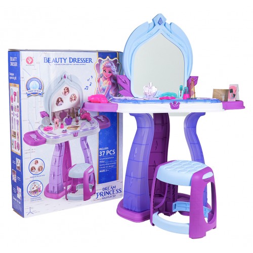 Dressing Table with Light and Sound Function + Accessories
