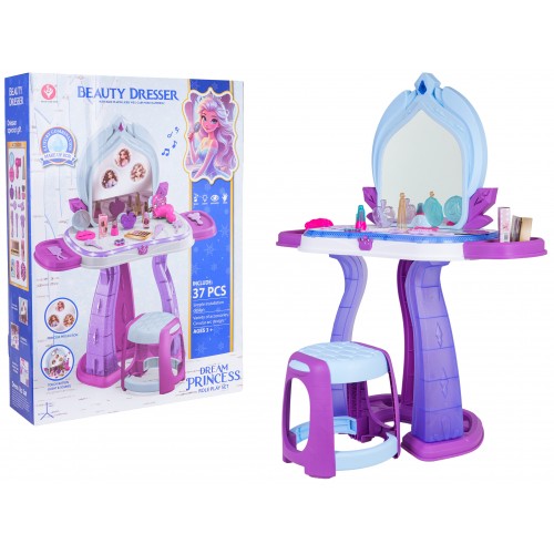 Dressing Table with Light and Sound Function + Accessories