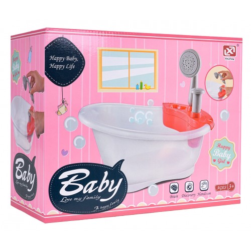 Doll Accessories Bathtub with Shower