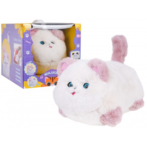 Interactive White Cat