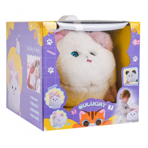 Interactive White Cat