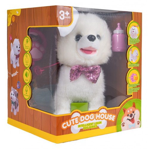 Interactive White Dog