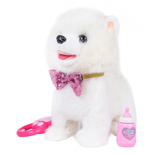 Interactive White Dog